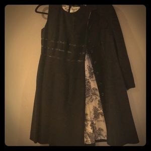 Luisa Beccaria wool lined dress with jacket